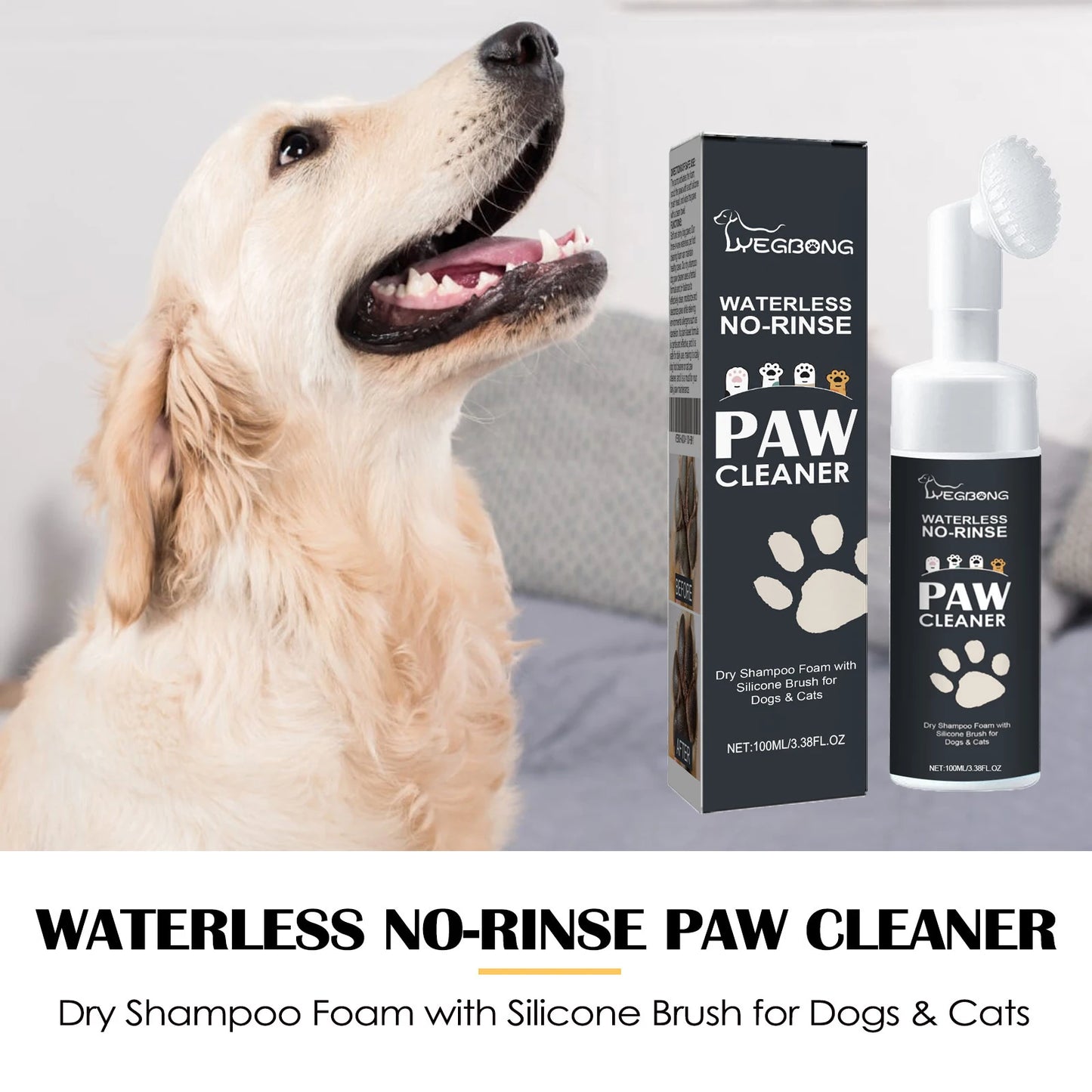 Pet Paw Cleaning Foam