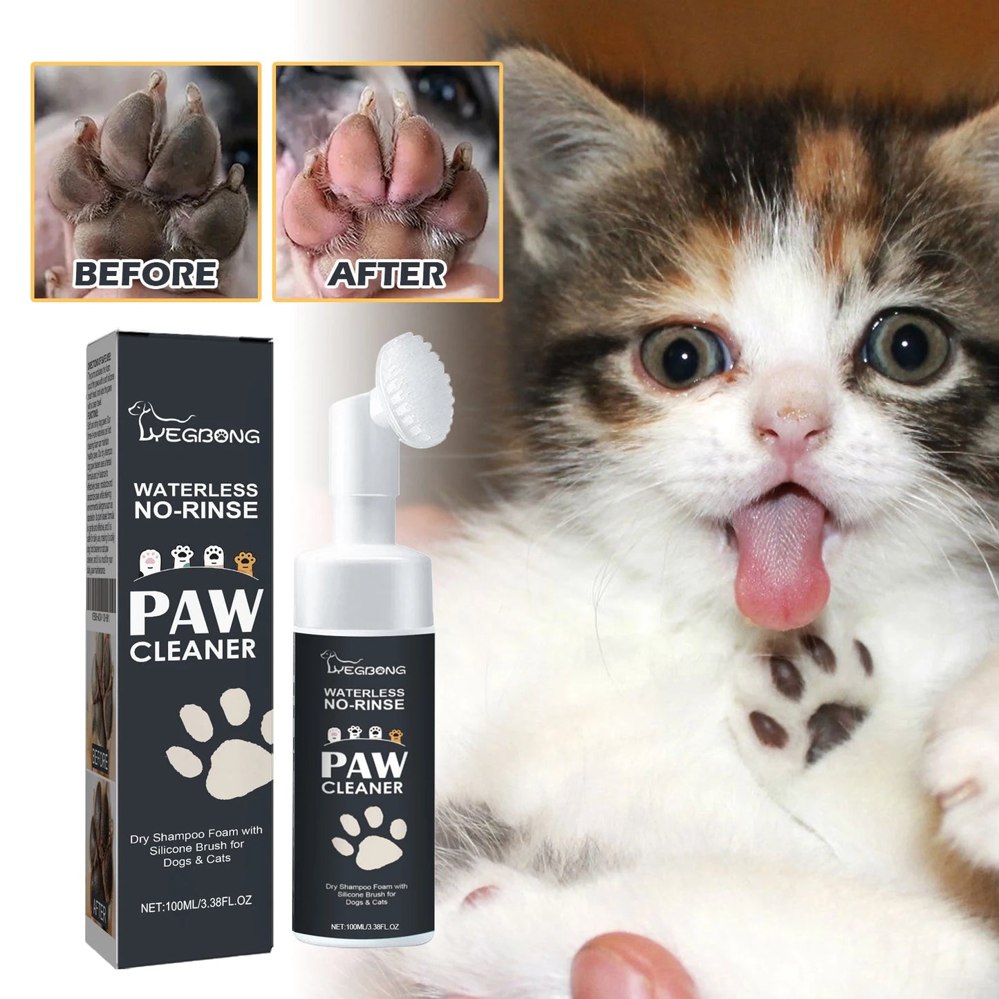 Pet Paw Cleaning Foam