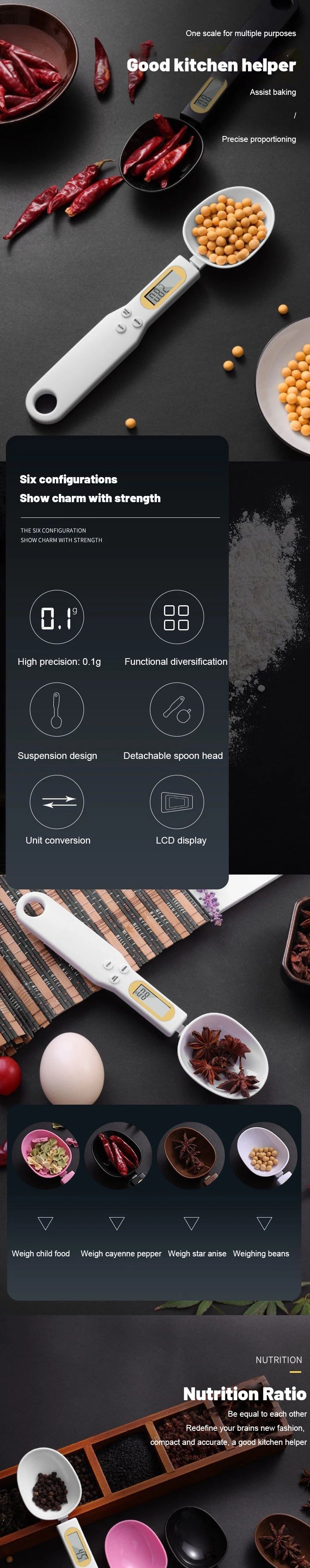 Electronic Measuring Spoon Scale