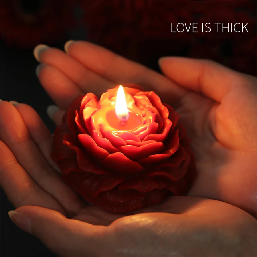 Peony Shaped Aromatherapy Candle
