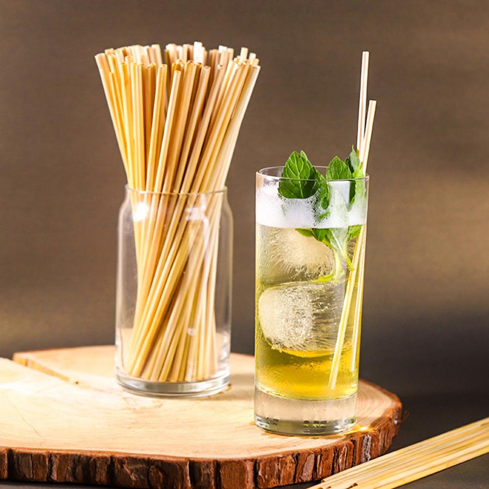 Reusable Bamboo Drink Straws
