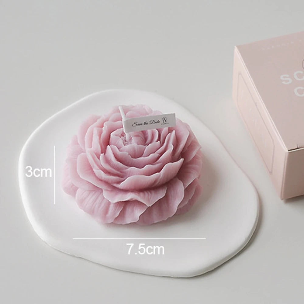 Peony Shaped Aromatherapy Candle