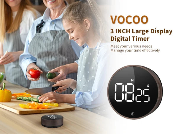 Digital Magnetic Kitchen Timer