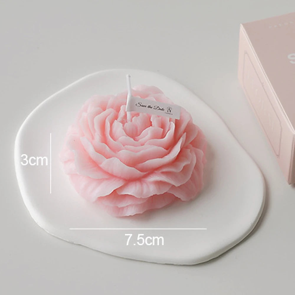 Peony Shaped Aromatherapy Candle