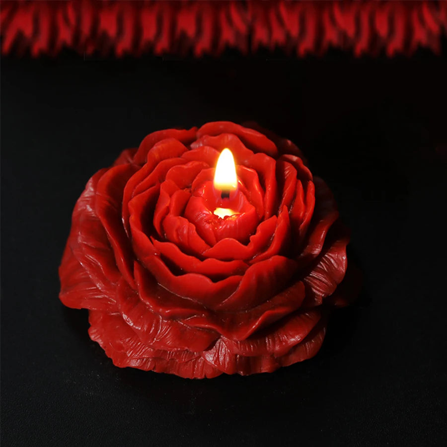 Peony Shaped Aromatherapy Candle