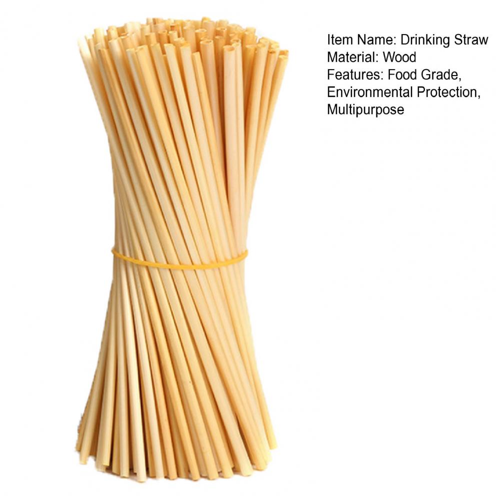 Reusable Bamboo Drink Straws