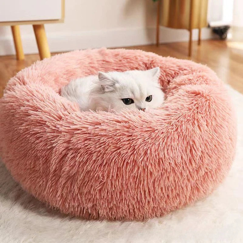 Plush Round Pet Bed