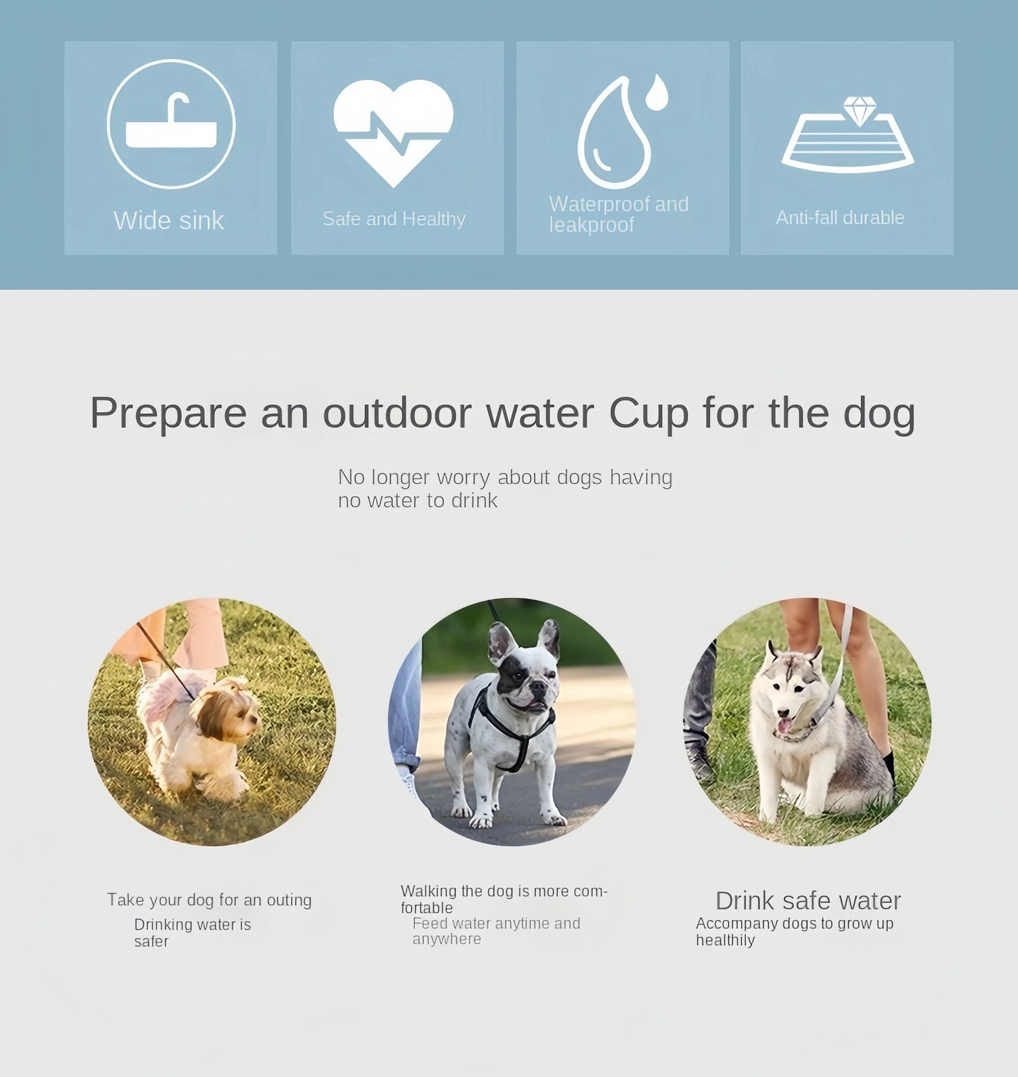 Portable Pet Water Bottle