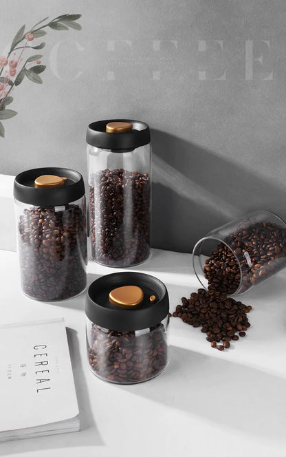 Vacuum Glass Storage Jar