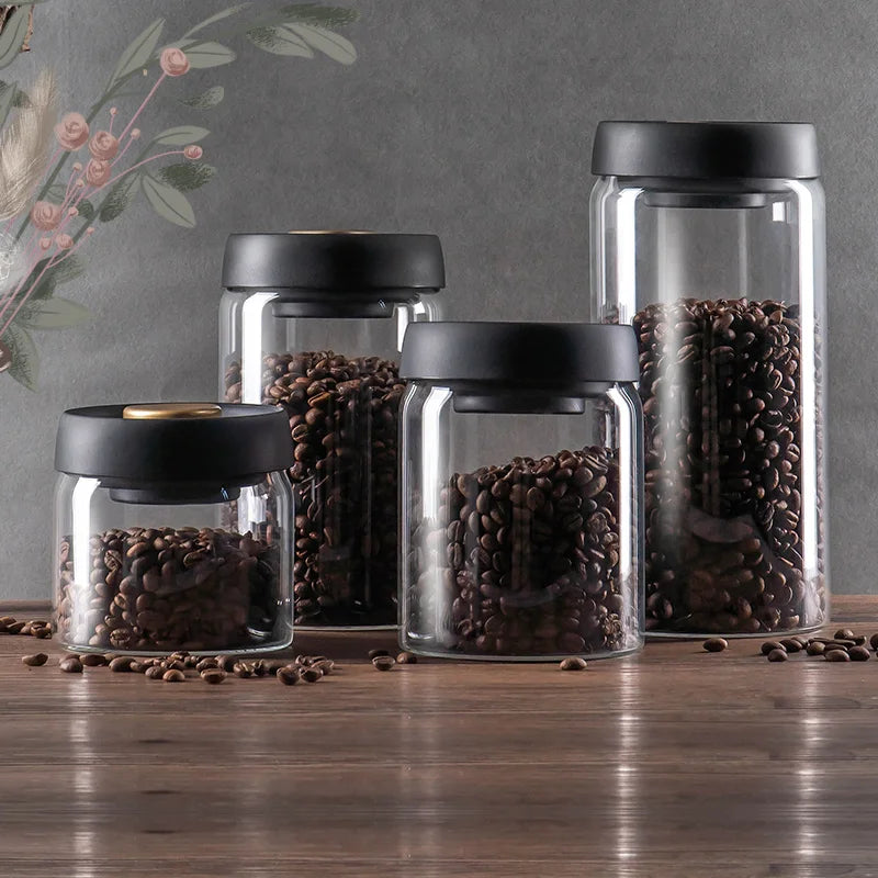Vacuum Glass Storage Jar