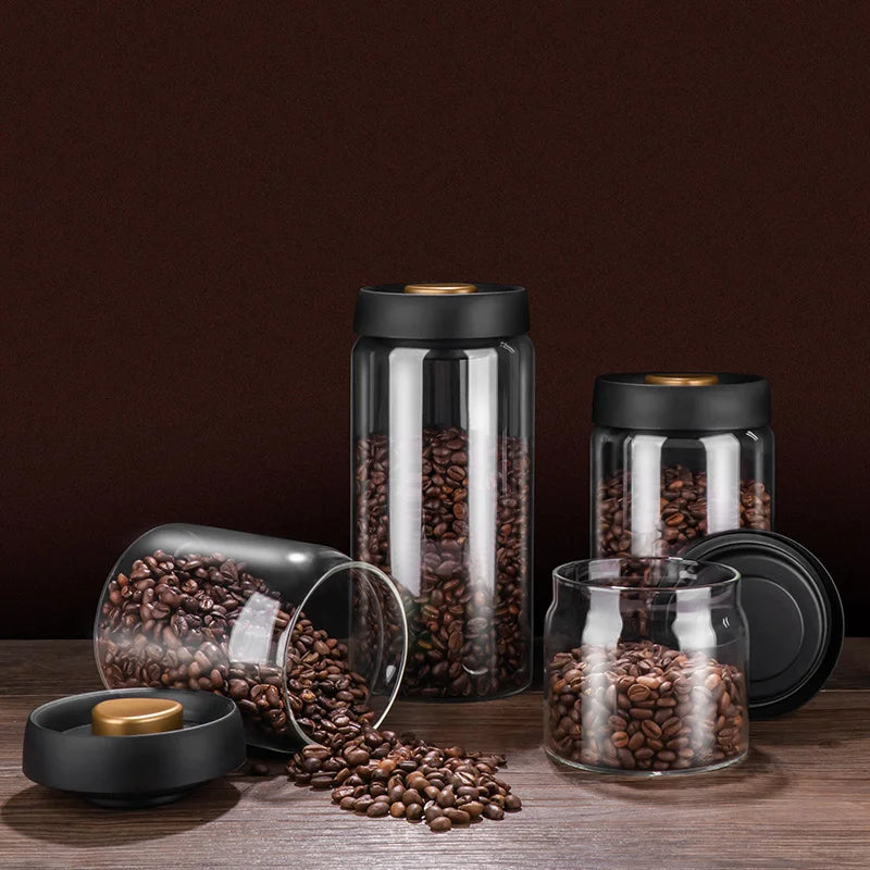 Vacuum Glass Storage Jar
