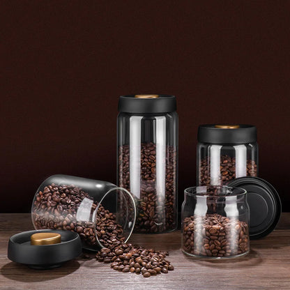 Vacuum Glass Storage Jar