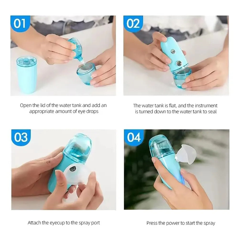 USB Eyewash Atomizer Glasses