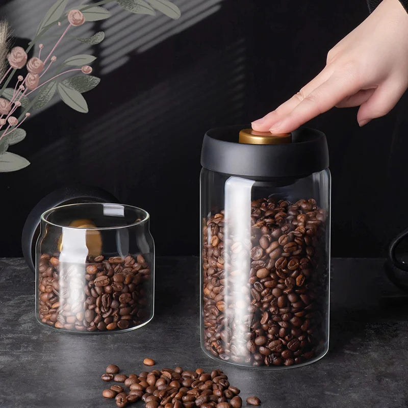 Vacuum Glass Storage Jar
