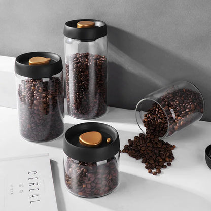 Vacuum Glass Storage Jar