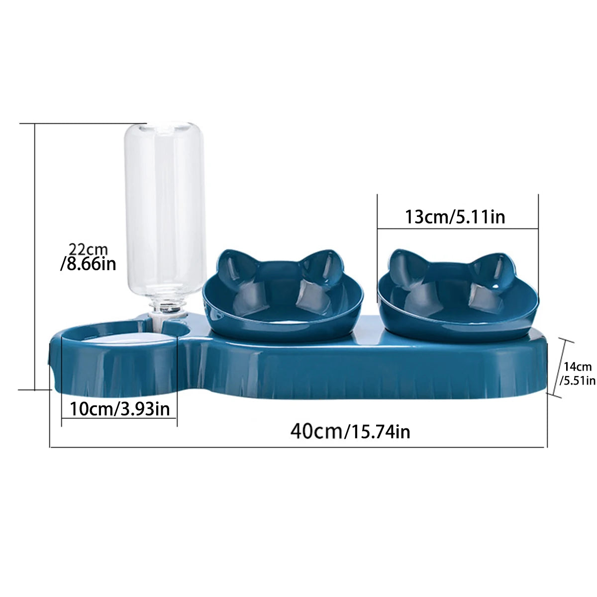 2-in-1 Pet Feeder