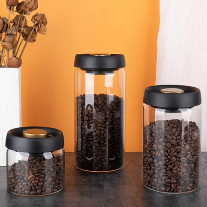 Vacuum Glass Storage Jar