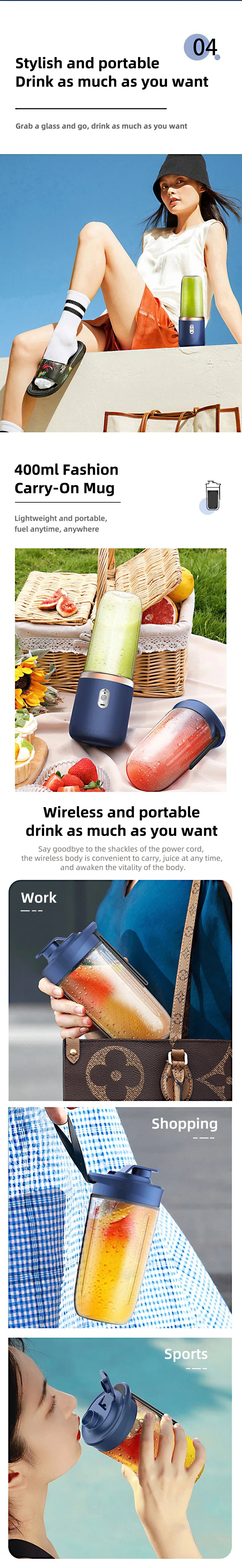 Portable Electric Juice Blender