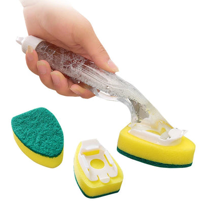 Refillable Dish Wand Scrubber