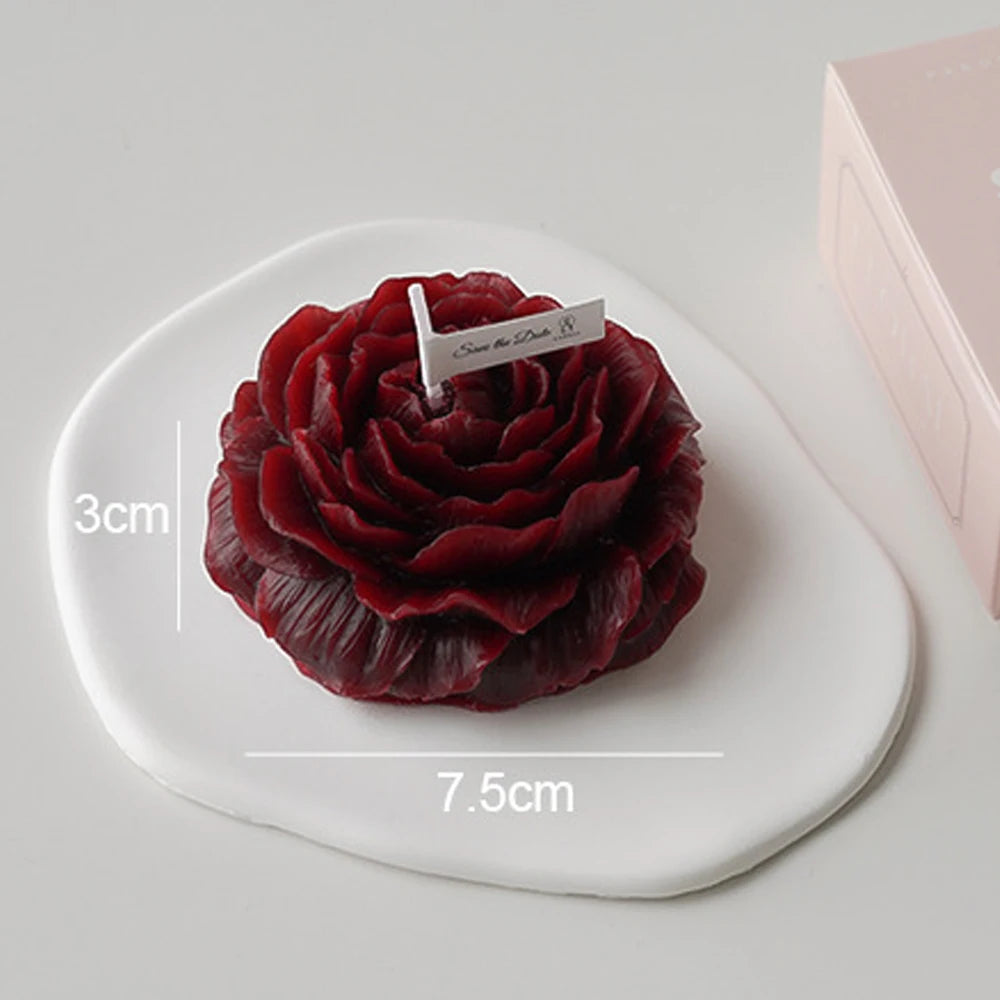 Peony Shaped Aromatherapy Candle