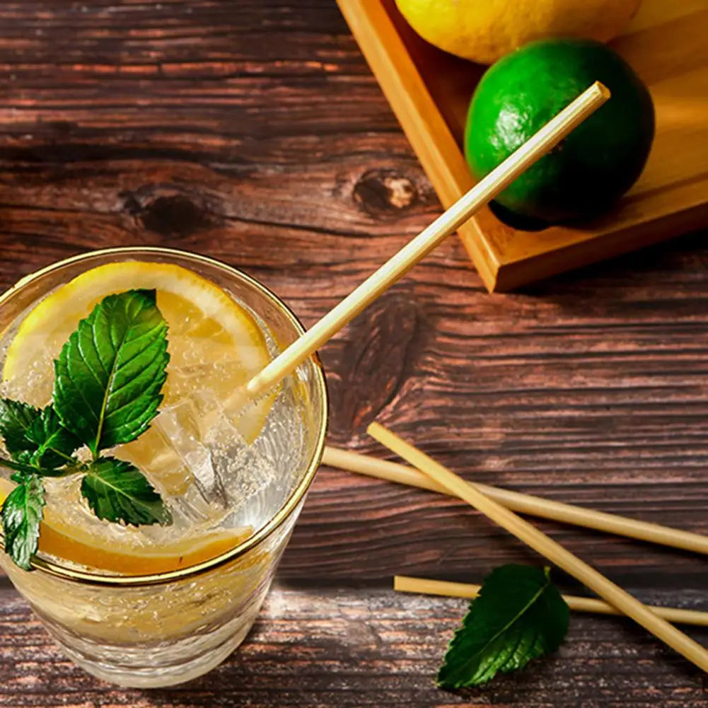 Reusable Bamboo Drink Straws