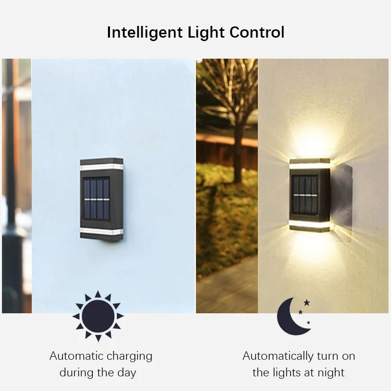 6LED Outdoor Solar Lamp