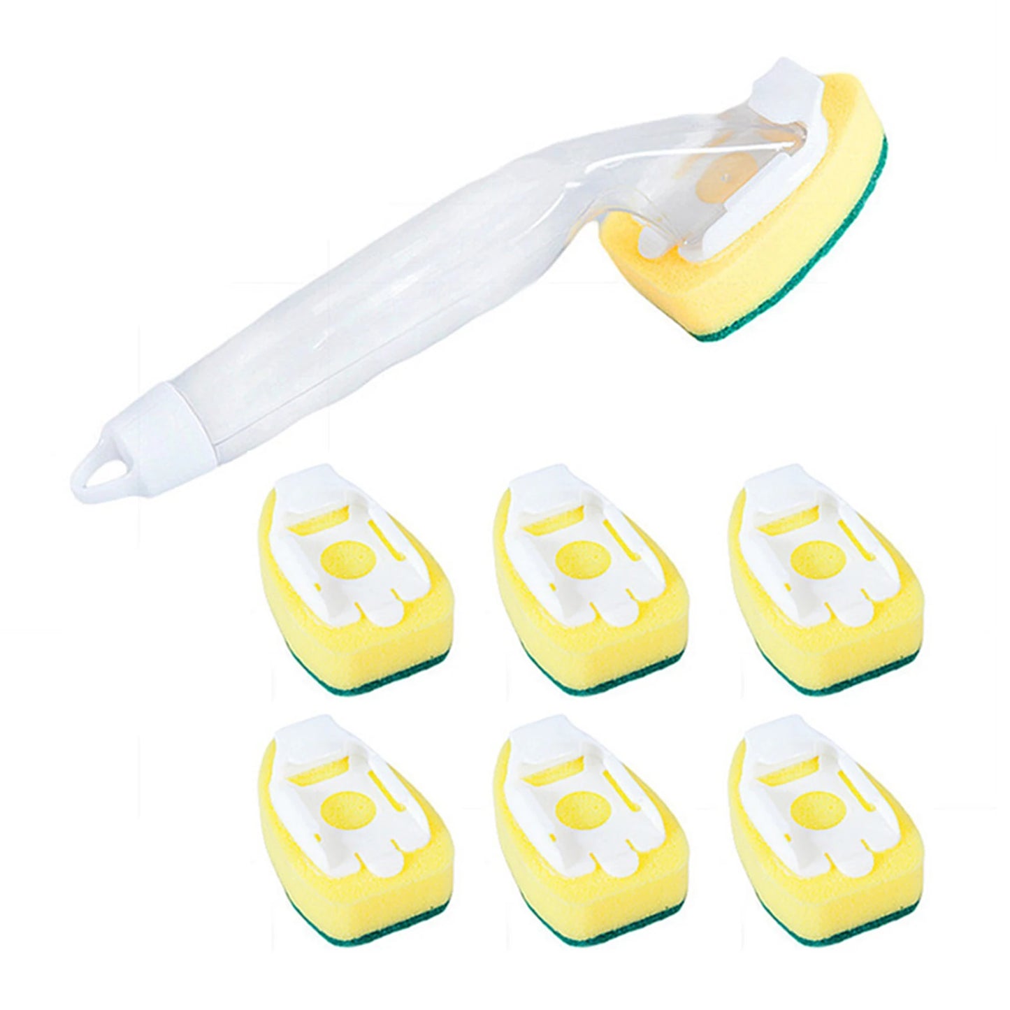 Refillable Dish Wand Scrubber