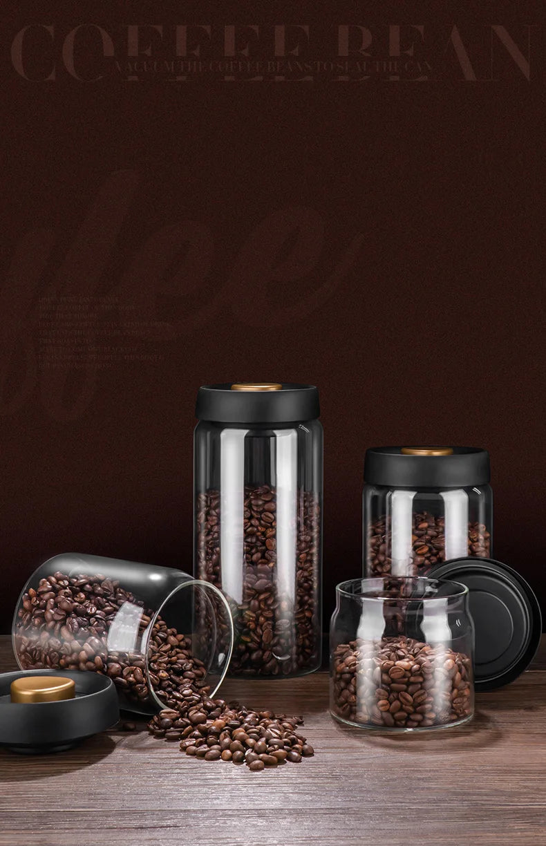 Vacuum Glass Storage Jar