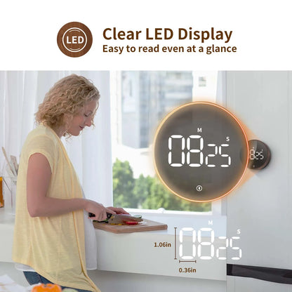 Digital Magnetic Kitchen Timer