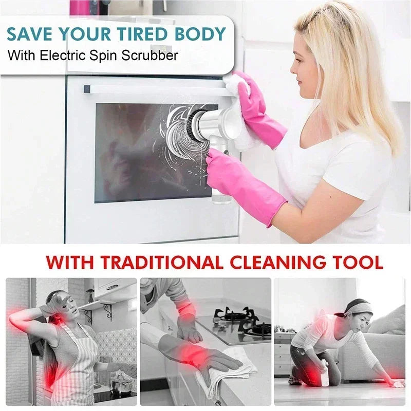Electric Spin Cleaning Brush