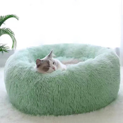 Plush Round Pet Bed