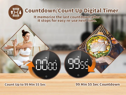 Digital Magnetic Kitchen Timer