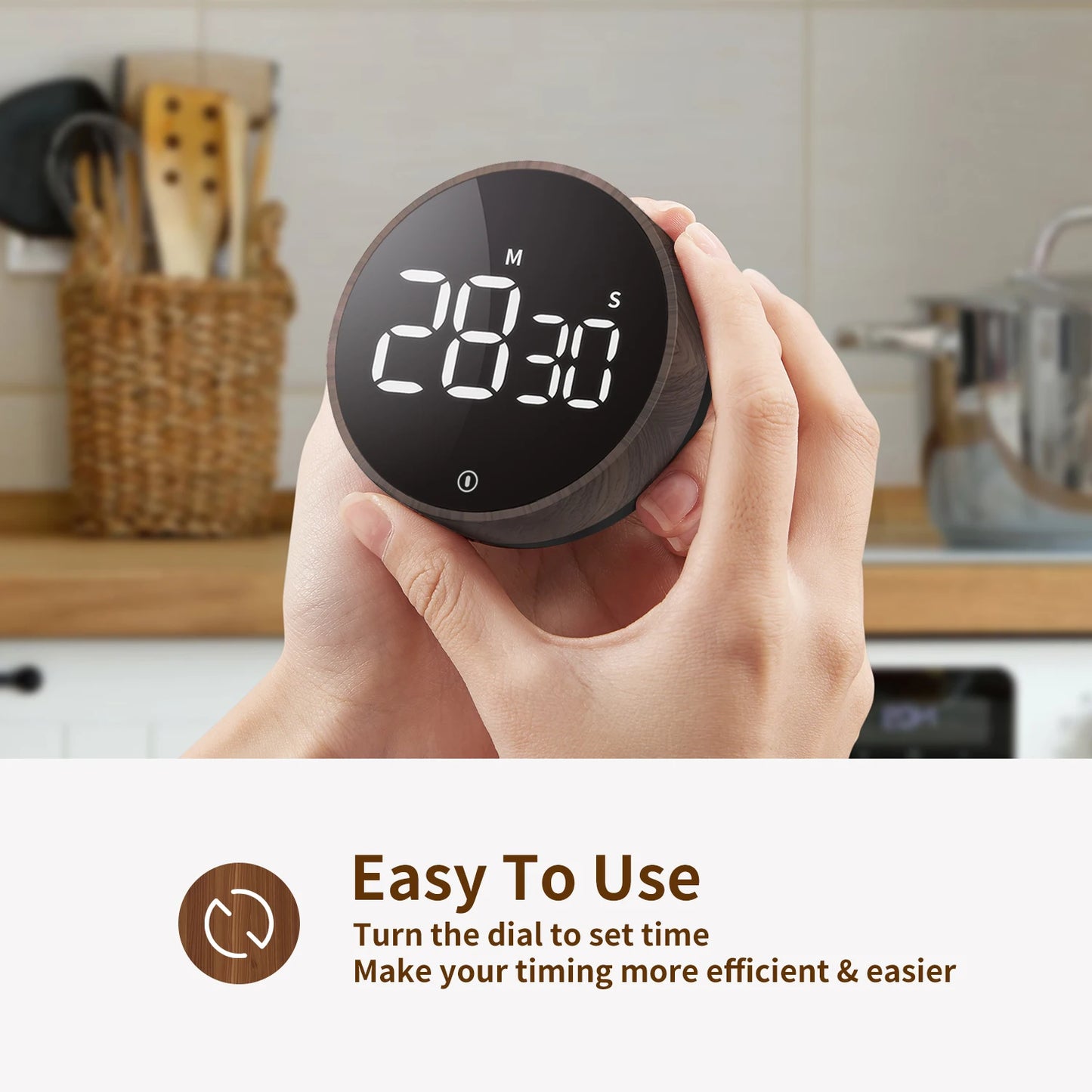 Digital Magnetic Kitchen Timer