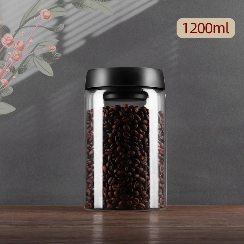 Vacuum Glass Storage Jar