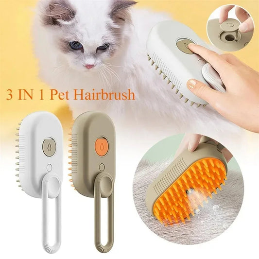 Electric Pet Steam Brush