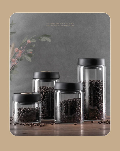 Vacuum Glass Storage Jar