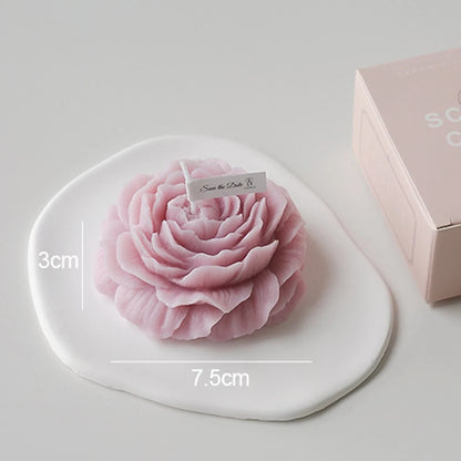 Peony Shaped Aromatherapy Candle