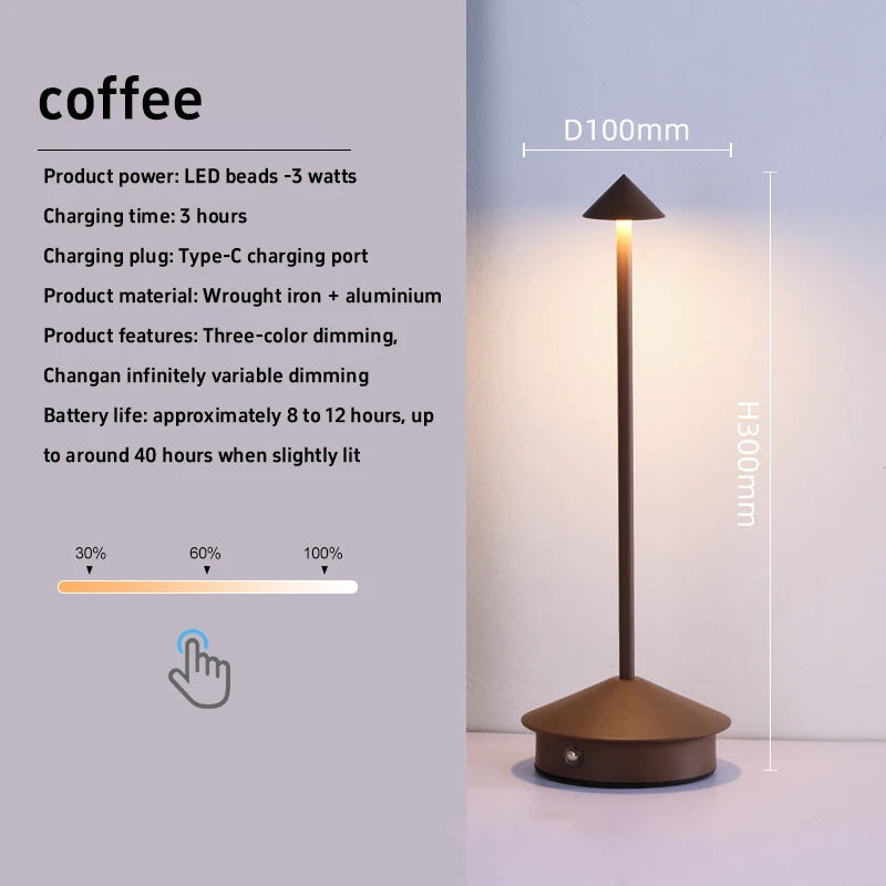 Rechargeable Touch LED Lamp