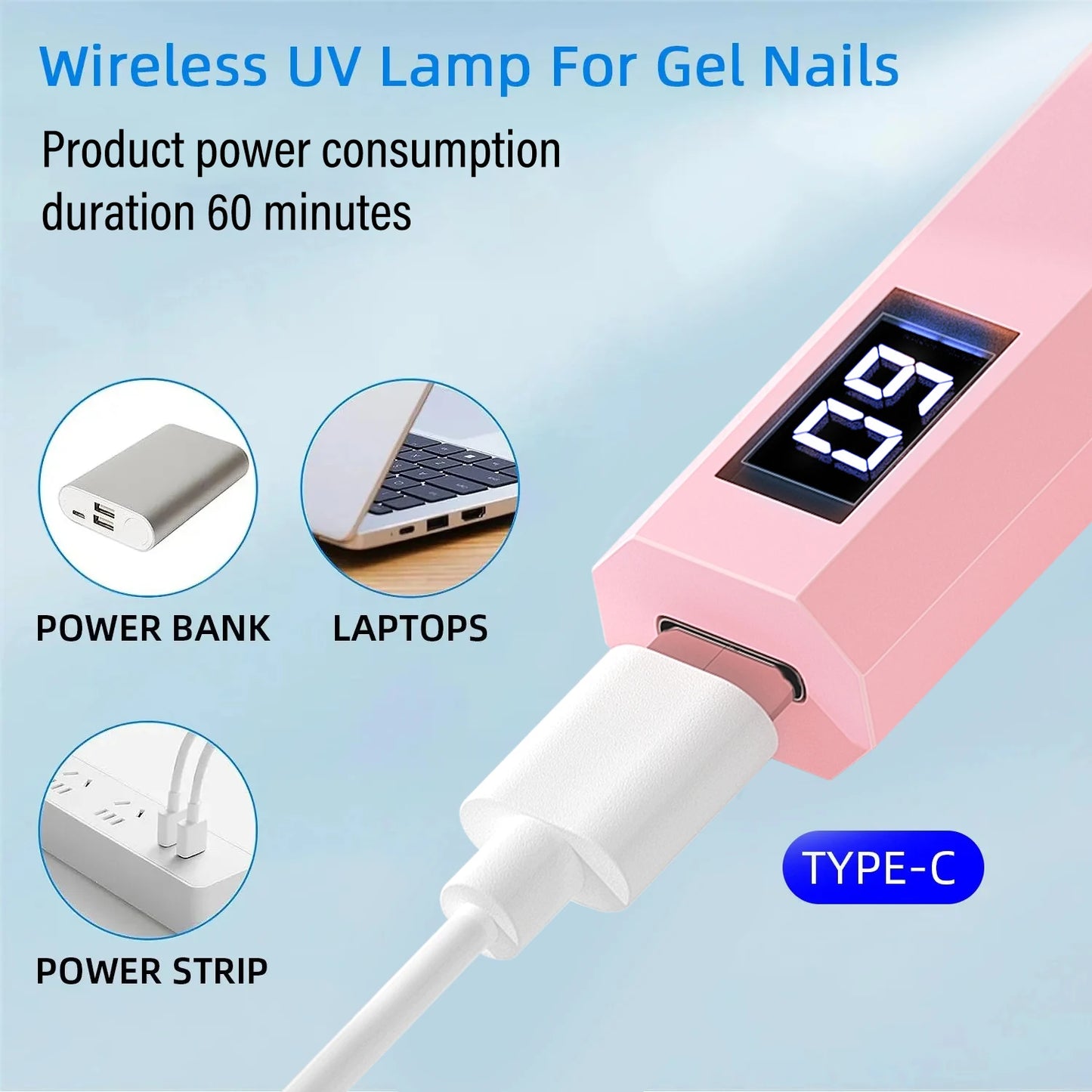 Portable UV Nail Lamp