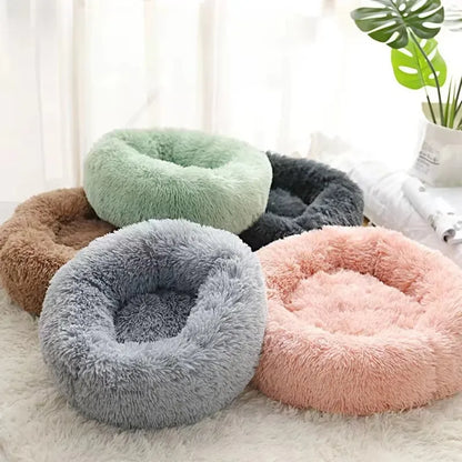 Plush Round Pet Bed