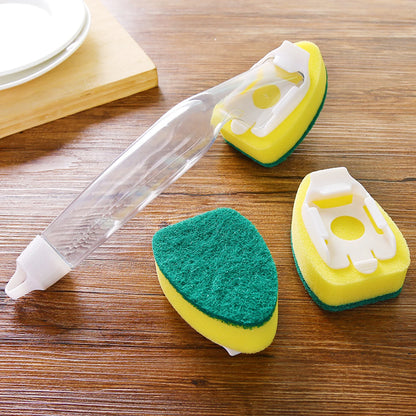 Refillable Dish Wand Scrubber