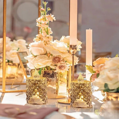 Crystal Flameless Candle Set