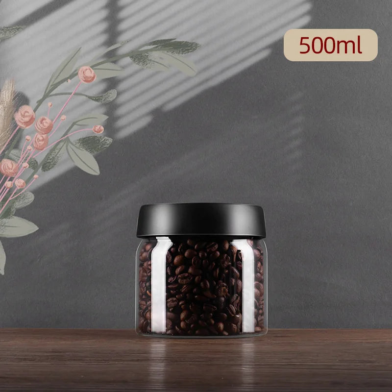 Vacuum Glass Storage Jar