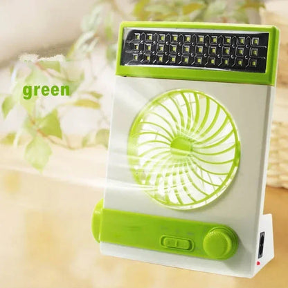 Mini Solar Fan Lamp