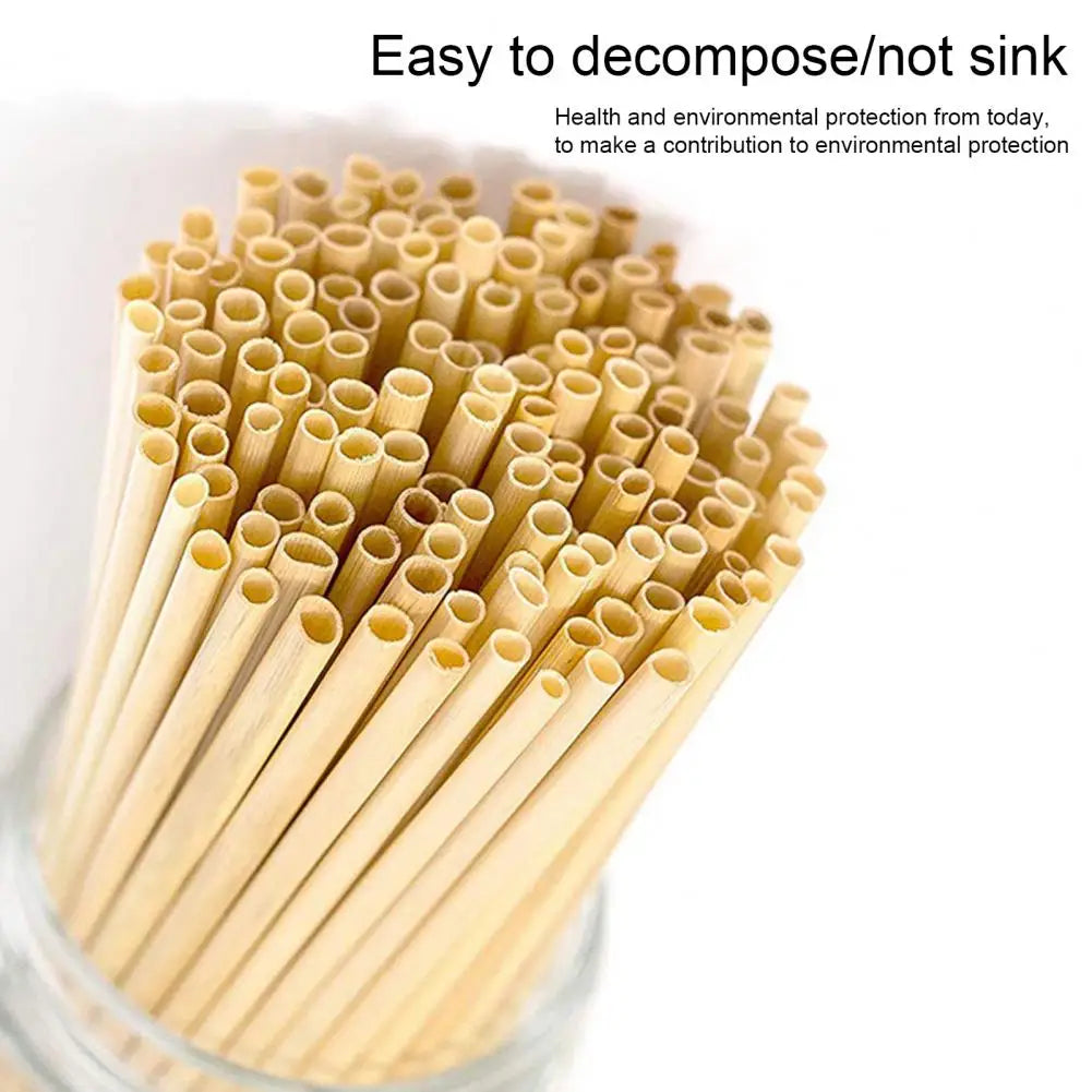 Reusable Bamboo Drink Straws