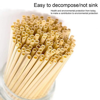 Reusable Bamboo Drink Straws