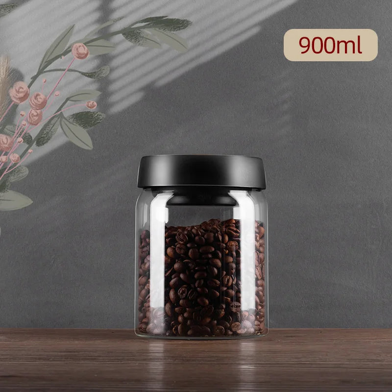 Vacuum Glass Storage Jar