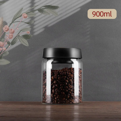 Vacuum Glass Storage Jar