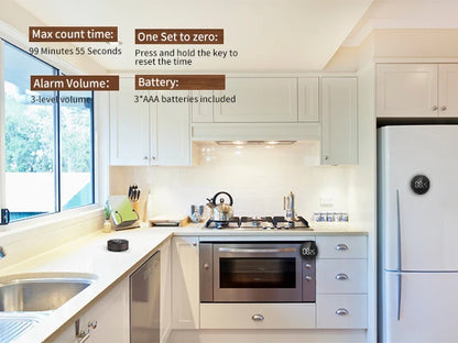 Digital Magnetic Kitchen Timer