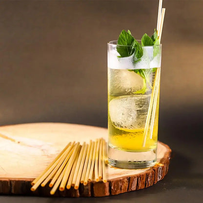 Reusable Bamboo Drink Straws